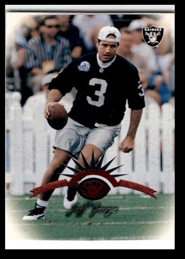 1997 Leaf Jeff George Oakland Raiders #28