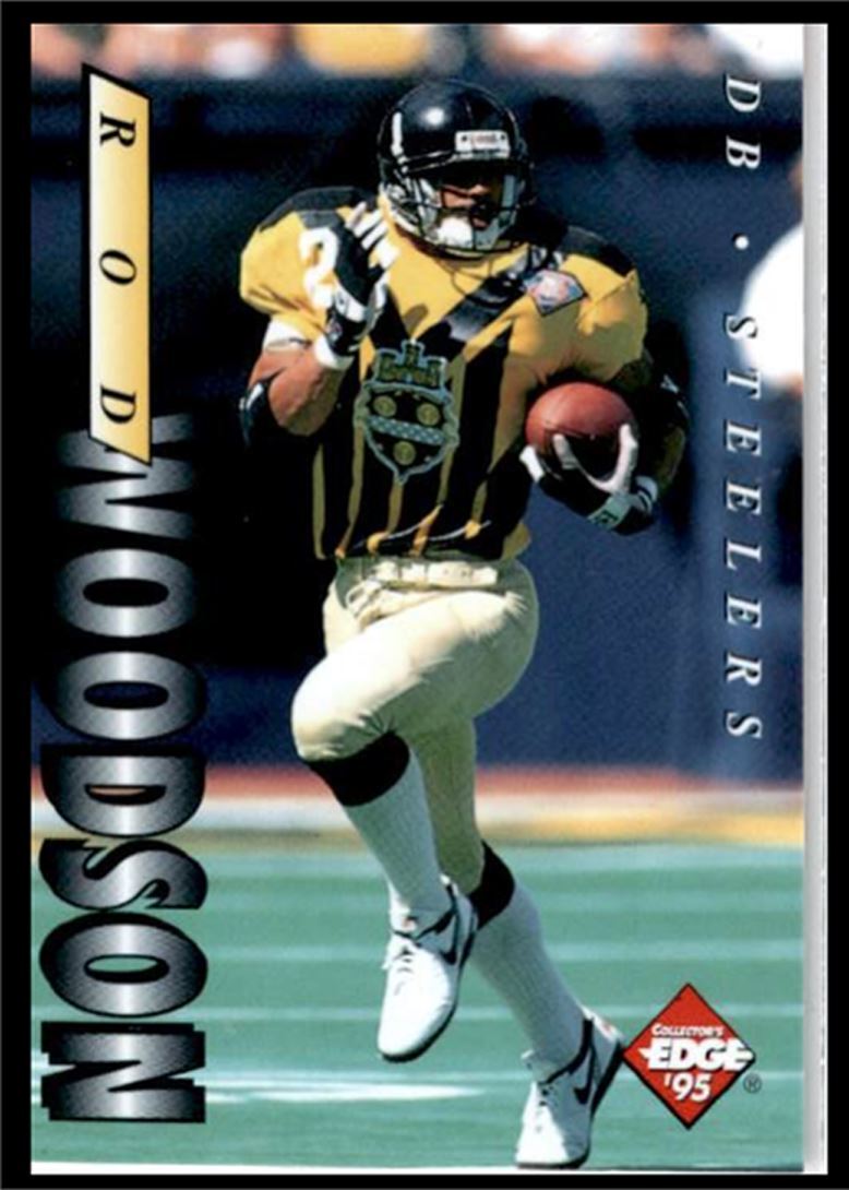 1995 Collector's Edge Rod Woodson Pittsburgh Steelers #167