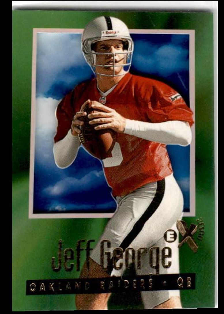1997 SkyBox E-X2000 Jeff George Oakland Raiders #54
