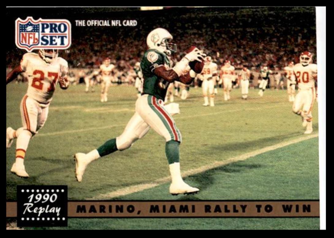 1991 Pro Set Mark Clayton .. Miami Dolphins #340