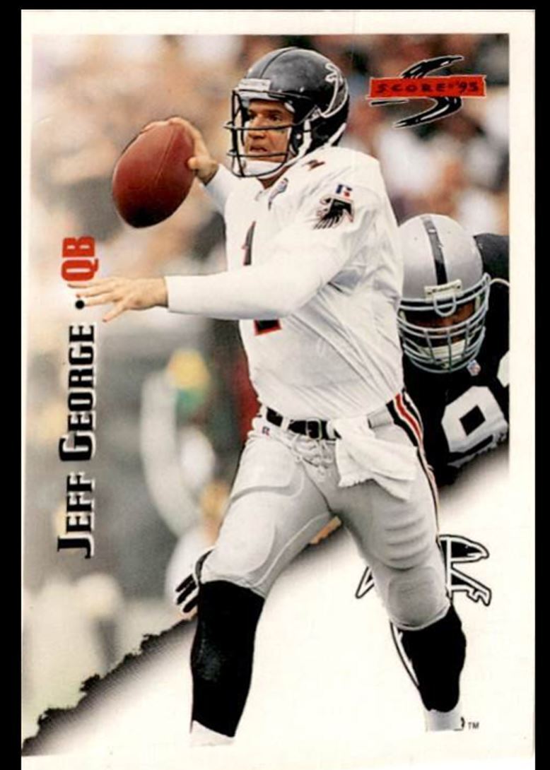 1995 Score Jeff George Atlanta Falcons #89