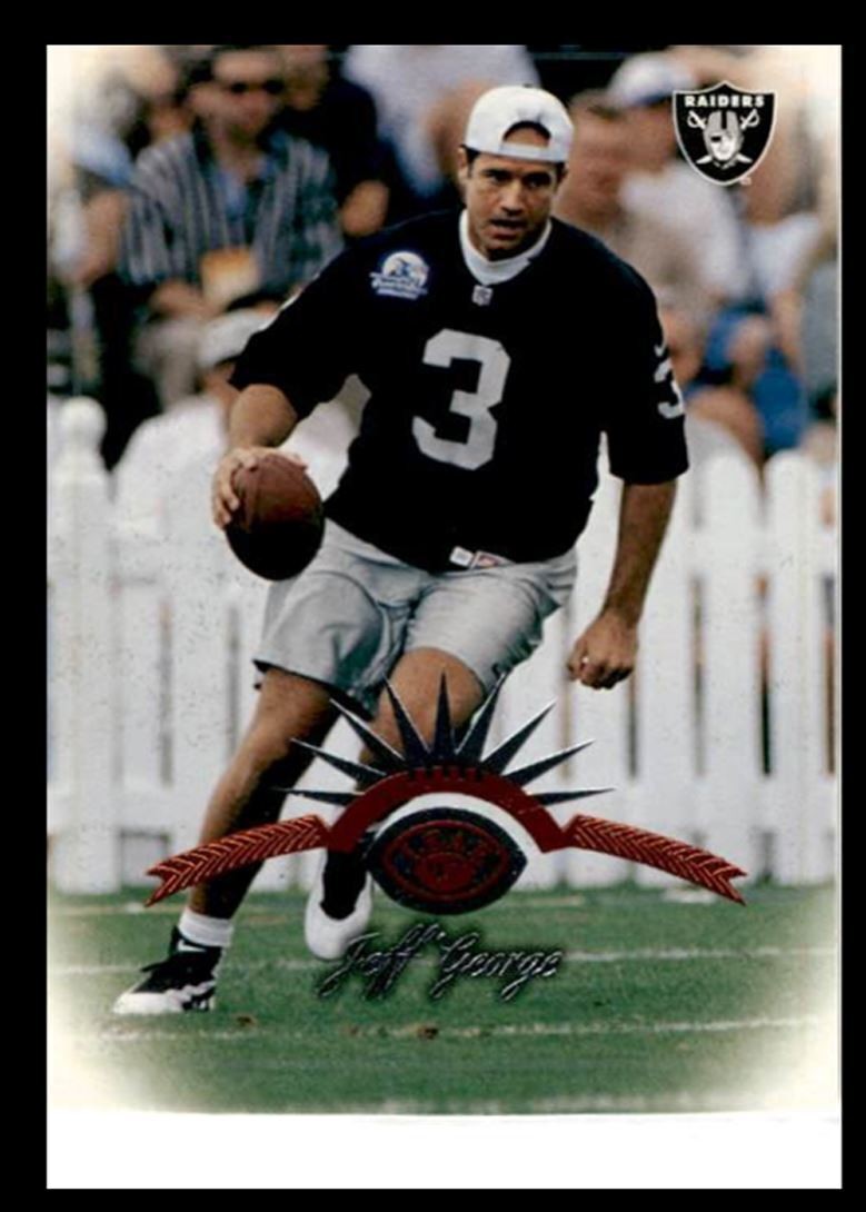 1997 Leaf Jeff George _ Oakland Raiders #28