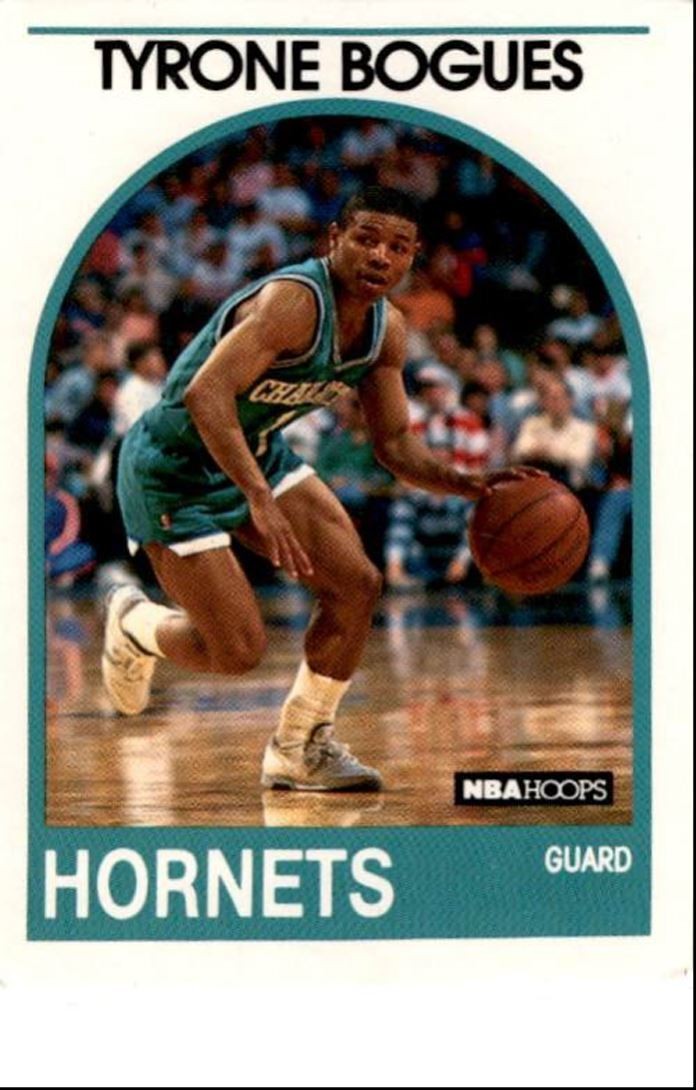 1989-90 Hoops Tyrone Bogues Charlotte Hornets #218