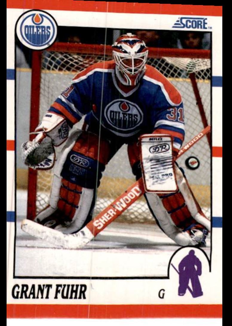 1990-91 Score Grant Fuhr Edmonton Oilers #275