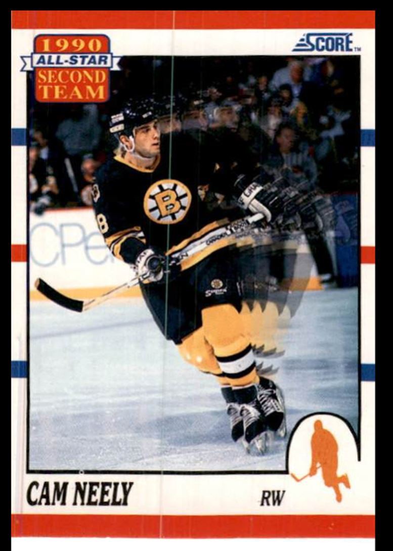 1990-91 Score American Cam Neely Boston Bruins #323