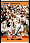 1990 Pro Set Vinny Testaverde ~ Tampa Bay Buccaneers #318