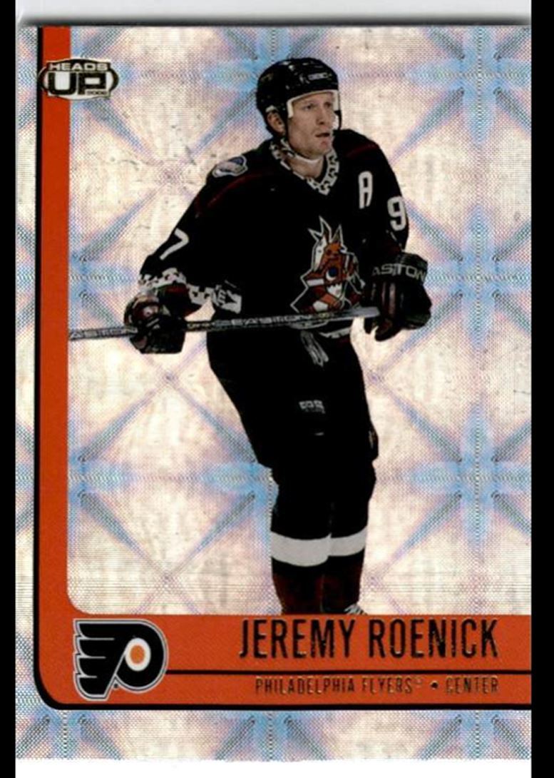 2001-02 Pacific Heads Up Jeremy Roenick Philadelphia Flyers #74