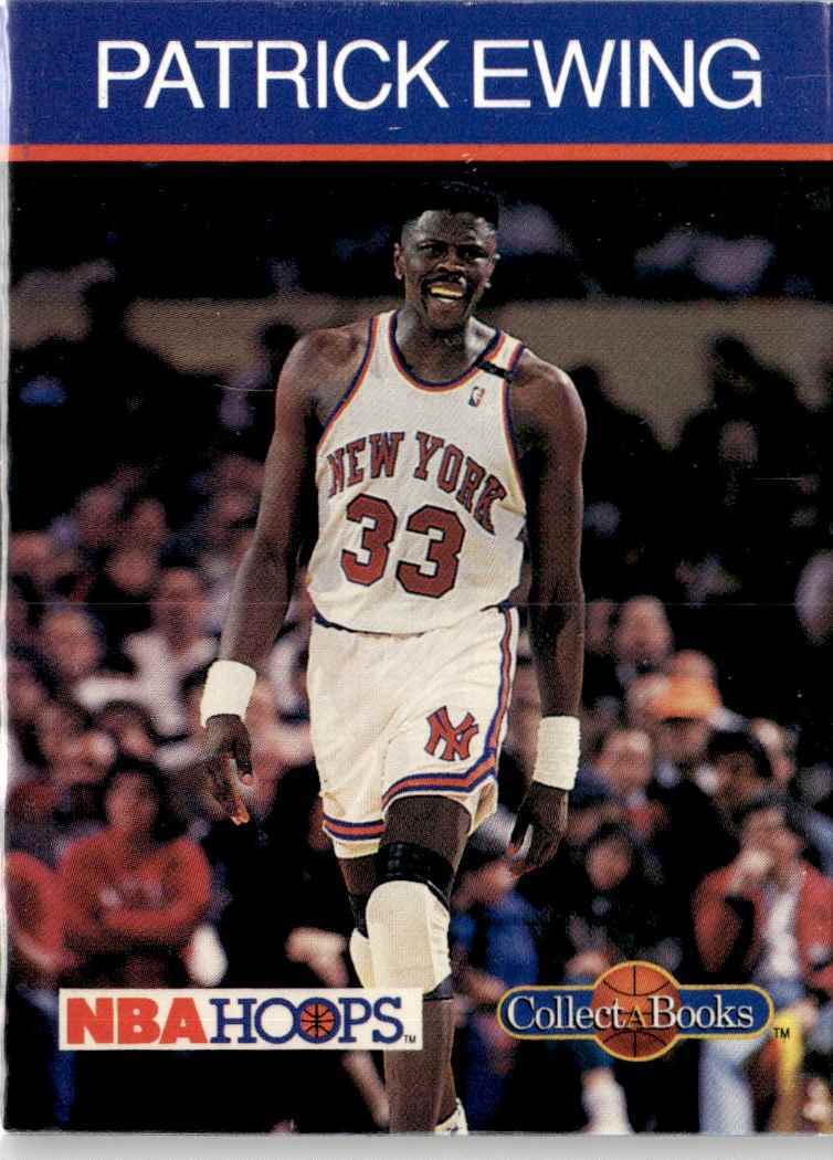 1990-91 NBA Hoops CollectABooks Patrick Ewing New York Knicks