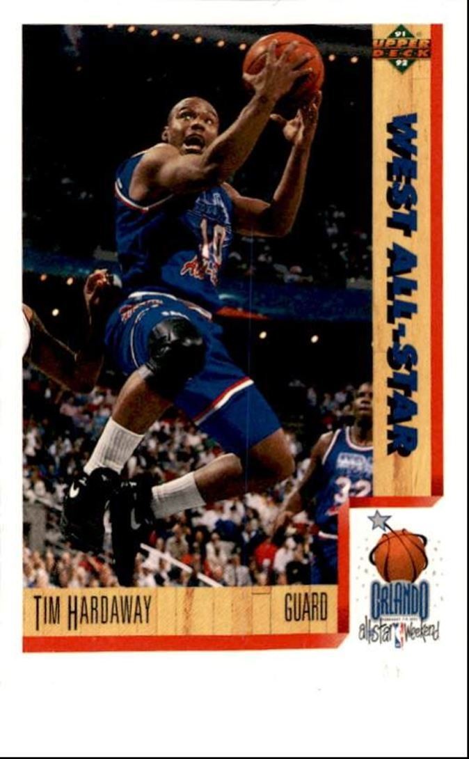 1991-92 Upper Deck Tim Hardaway West All-Star/Golden State Warriors #20