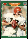 1989 Pro Set Bernie Kosar . Cleveland Browns #77