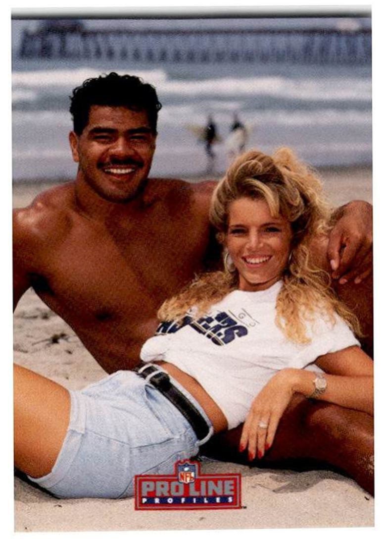 1992 Pro Line Mobil Junior Seau San Diego Chargers #24