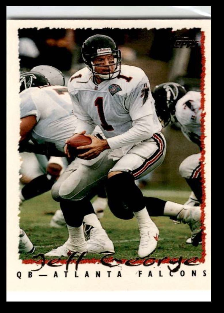1995 Topps Jeff George Atlanta Falcons #401