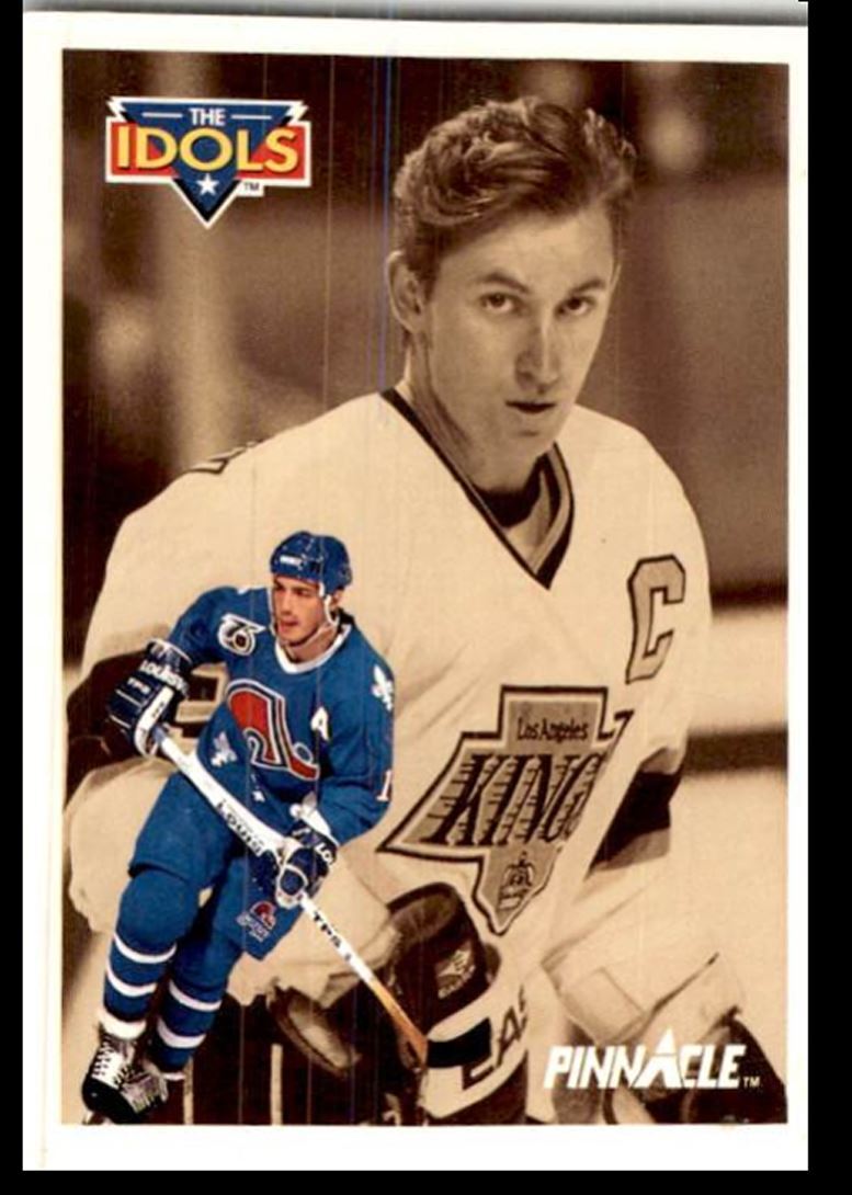 1991-92 Pinnacle Wayne Gretzky/Joe Sakic Los Angeles Kings #381