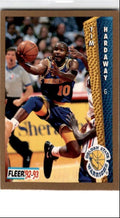 1992-93 Fleer Tim Hardaway HOF Golden State Warriors #74