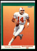 1991 Fleer Vinny Testaverde Tampa Bay Buccaneers #380