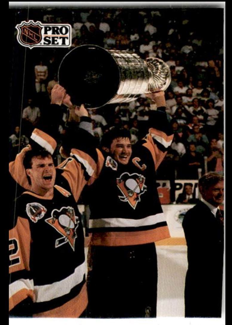1991-92 Pro Set Mario Lemieux Pittsburgh Penguins #318