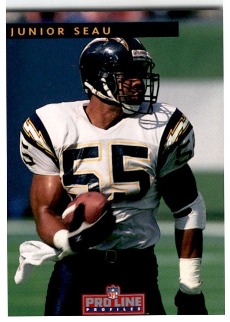 1992 Pro Line Profiles 1992 National Convention Junior Seau , San Diego Chargers