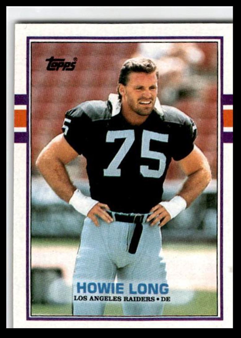1989 Topps Howie Long Los Angeles Raiders #273