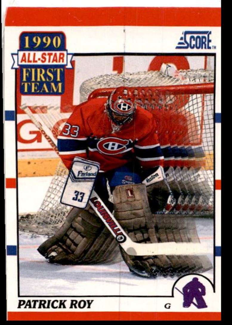 1990-91 Score Patrick Roy Montreal Canadiens #312