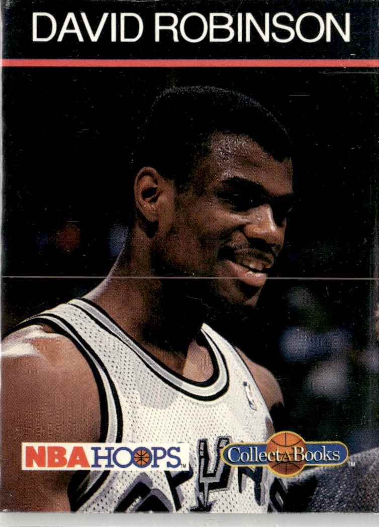 1990-91 Hoops CollectABooks David Robinson San Antonio Spurs