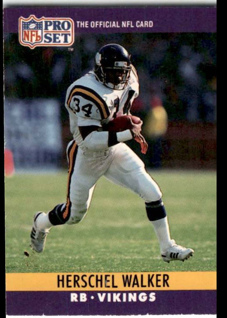 1990 Pro Set Herschel Walker Minnesota Vikings #197