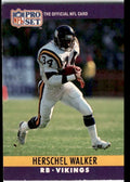 1990 Pro Set Herschel Walker Minnesota Vikings #197