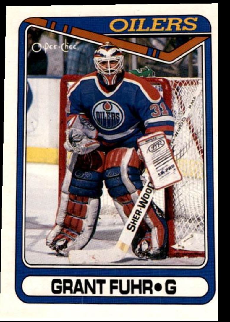 1990-91 O-Pee-Chee Grant Fuhr a Edmonton Oilers #321