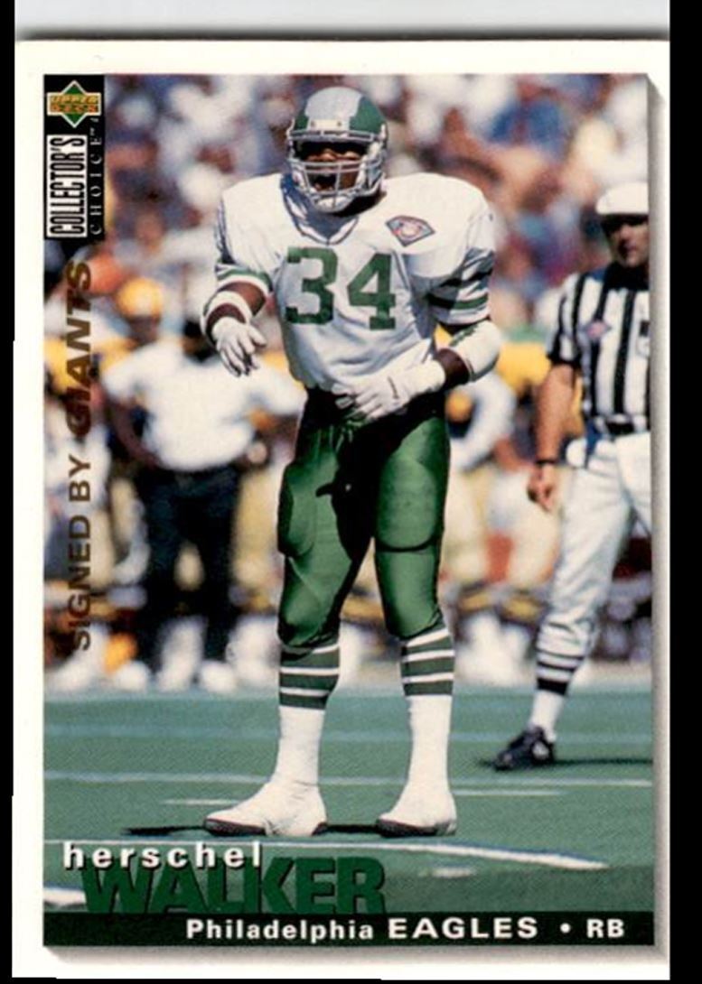 1995 Collector's Choice Herschel Walker New York Giants #152