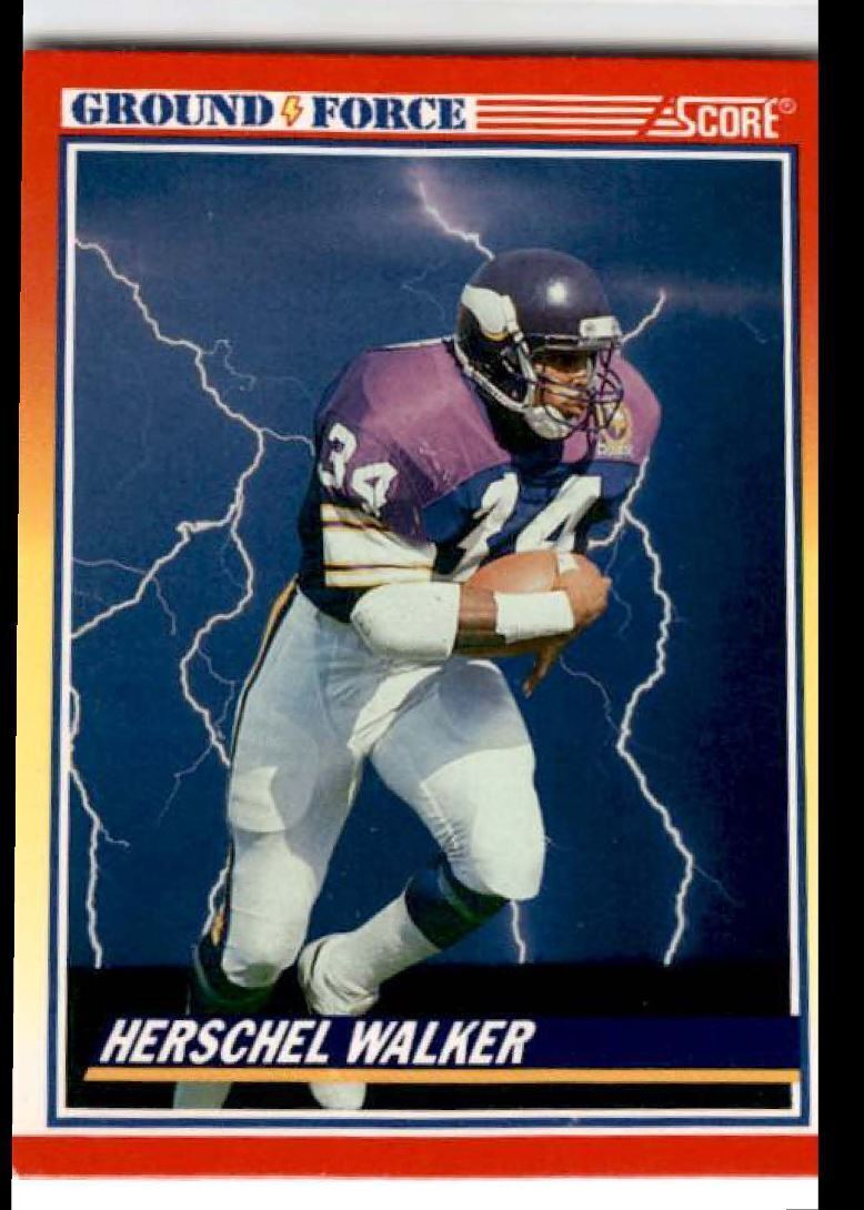 1990 Score Herschel Walker Minnesota Vikings #561