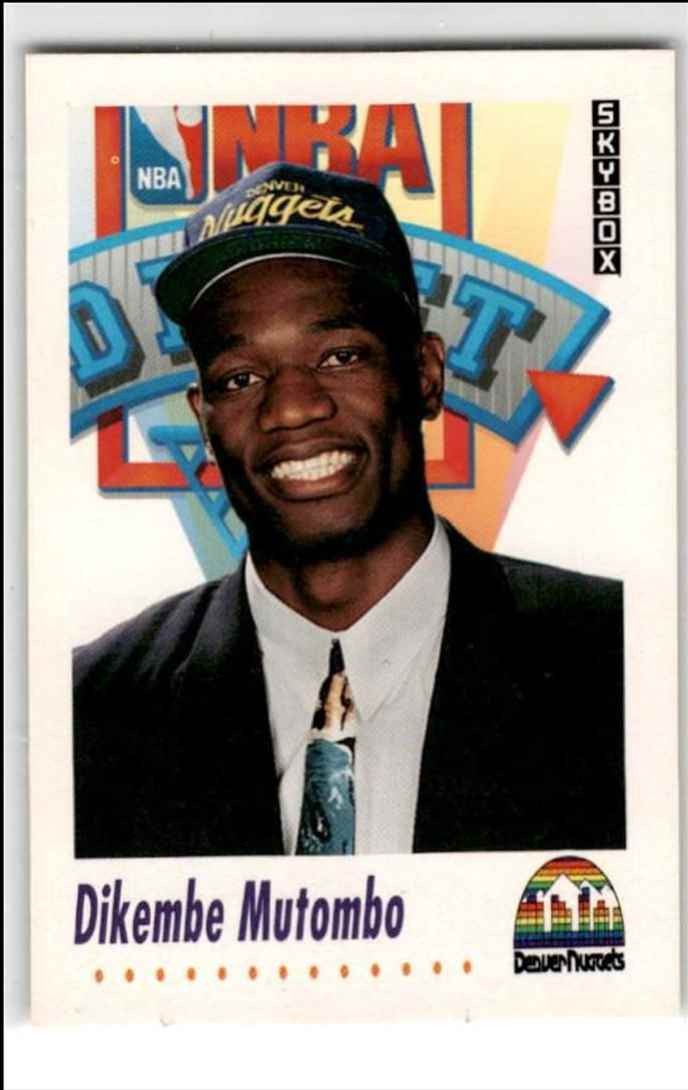 1991-92 SkyBox Dikembe Mutombo Rookie Denver Nuggets #516