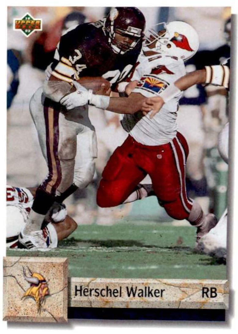 1992 Upper Deck Herschel Walker Minnesota Vikings #194