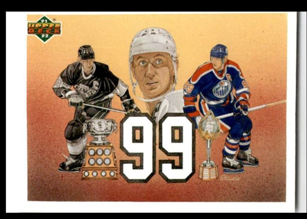 1991-92 Upper Deck Wayne Gretzky a Los Angeles Kings/Edmonton Oilers #38