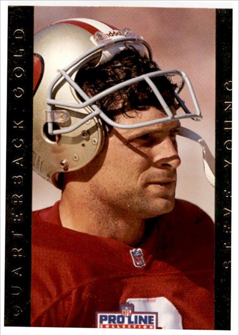 1992 Pro Line Profiles Steve Young San Francisco 49ers #18