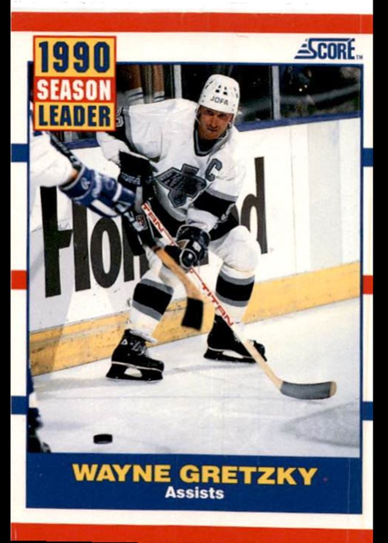 1990-91 Score Wayne Gretzky HOF Los Angeles Kings #352