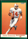 1991 Fleer Vinny Testaverde . Tampa Bay Buccaneers #380