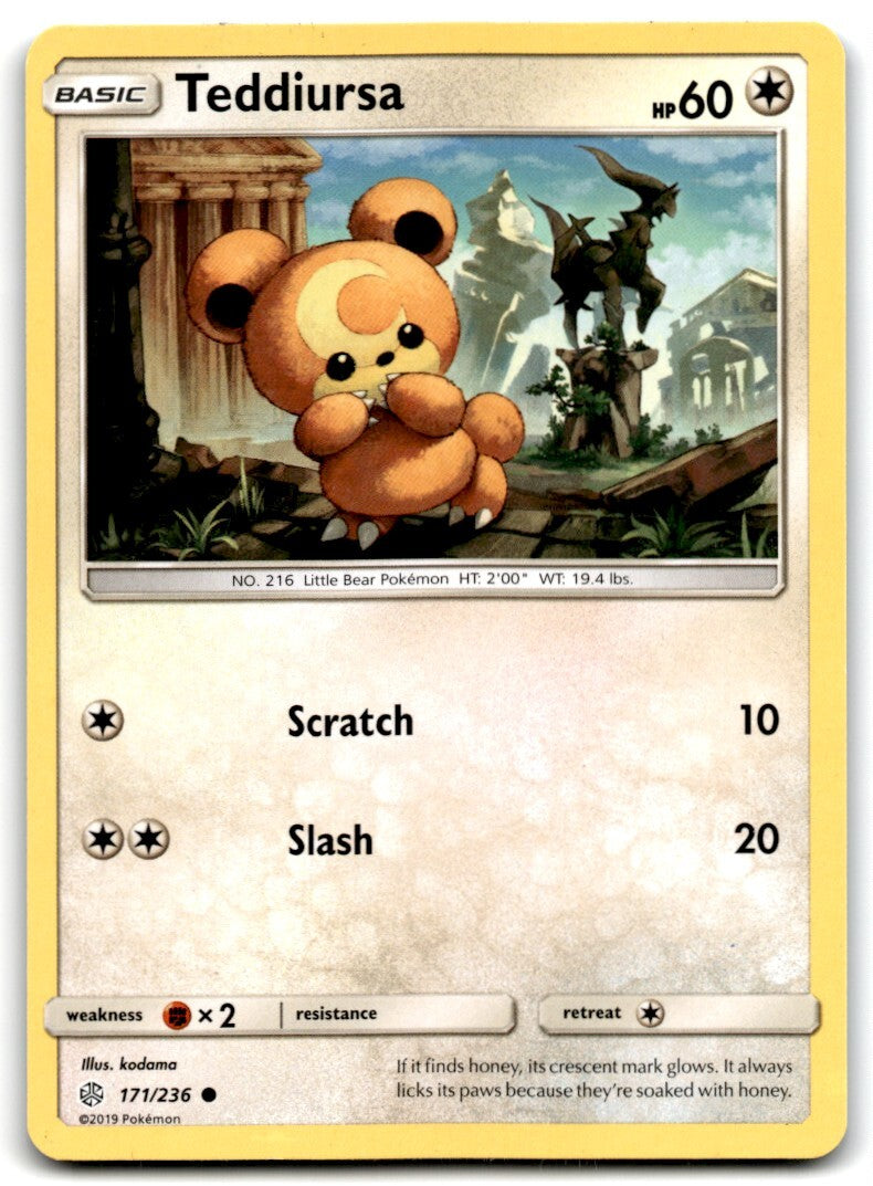2019 Sun & Moon - Cosmic Eclipse Teddiursa d Basic/Common #171