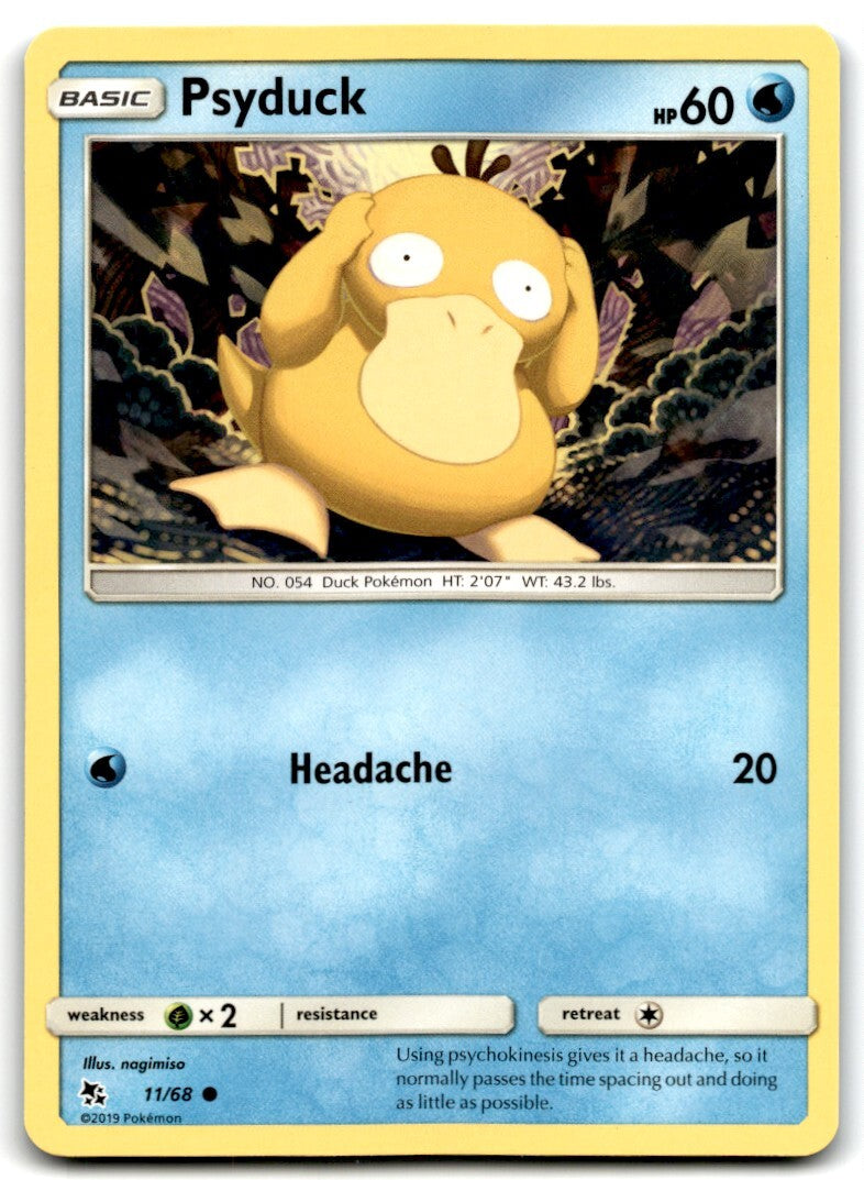 2019 Sun & Moon - Hidden Fates Psyduck a Basic/Common #11