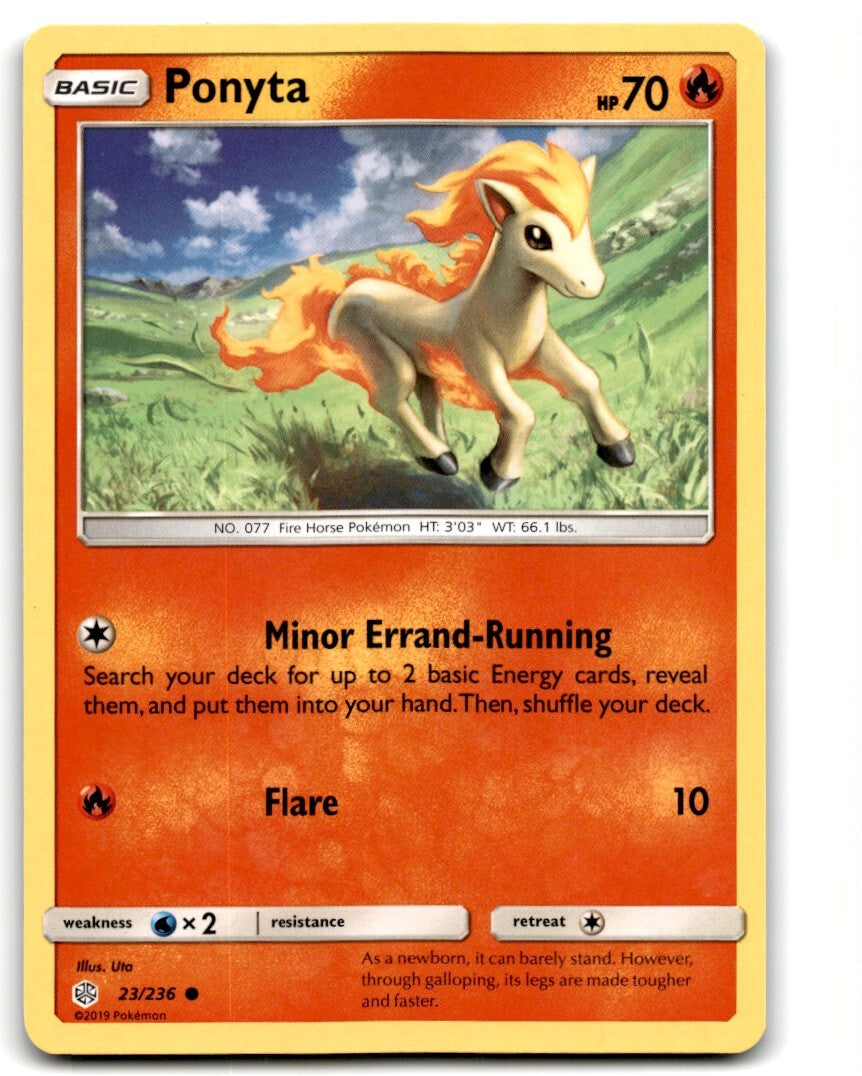 2019 Sun & Moon - Cosmic Eclipse Ponyta b Basic/Common #23