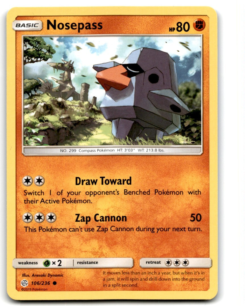 2019 Sun & Moon - Cosmic Eclipse Nosepass nm Basic/Common #106