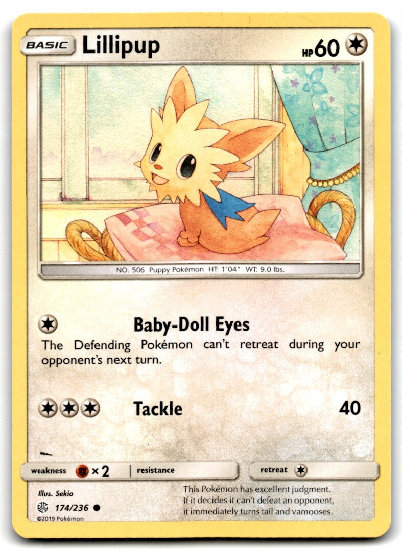 2019 Sun & Moon - Cosmic Eclipse Lillipup c Basic/Common #174