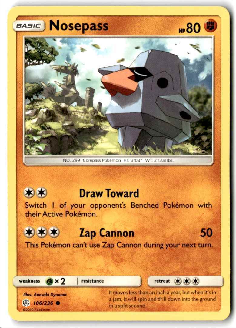 2019 Sun & Moon - Cosmic Eclipse Nosepass b Basic/Common #106