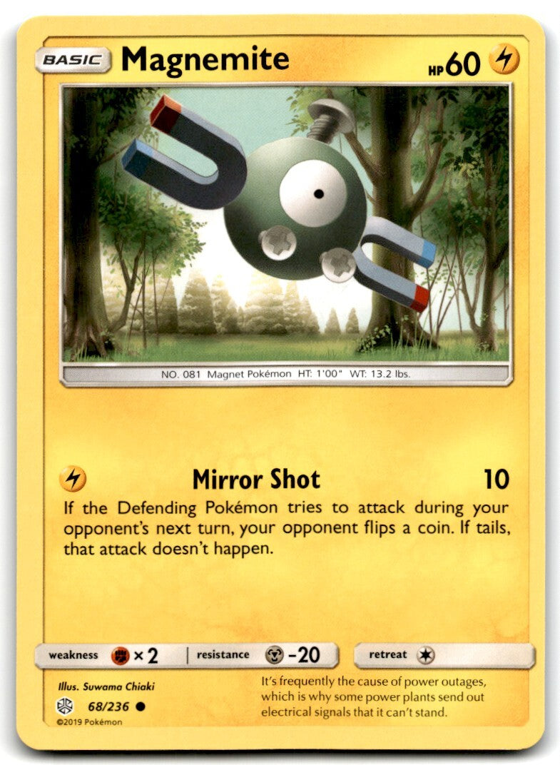 2019 Sun & Moon - Cosmic Eclipse Magnemite nm Basic/Common #68