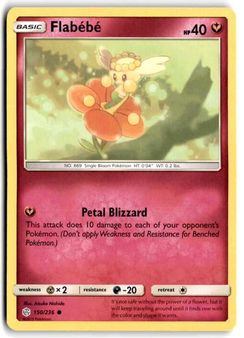 2019 Sun & Moon - Cosmic Eclipse Flabébé nm Basic/Common #150