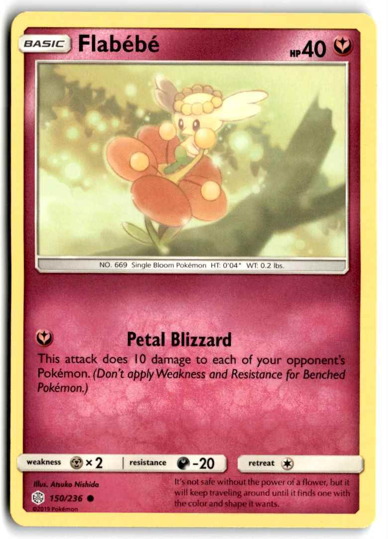 2019 Sun & Moon - Cosmic Eclipse Flabébé g Basic/Common #150