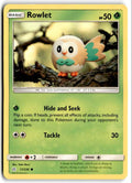 2019 Sun & Moon - Cosmic Eclipse Rowlet nm Basic/Common #17