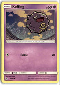 2019 Sun & Moon - Hidden Fates Koffing nm Basic/Common #28