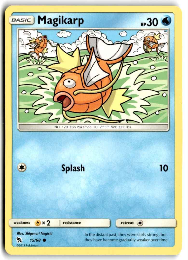 2019 Sun & Moon - Hidden Fates Magikarp b Basic/Common #15