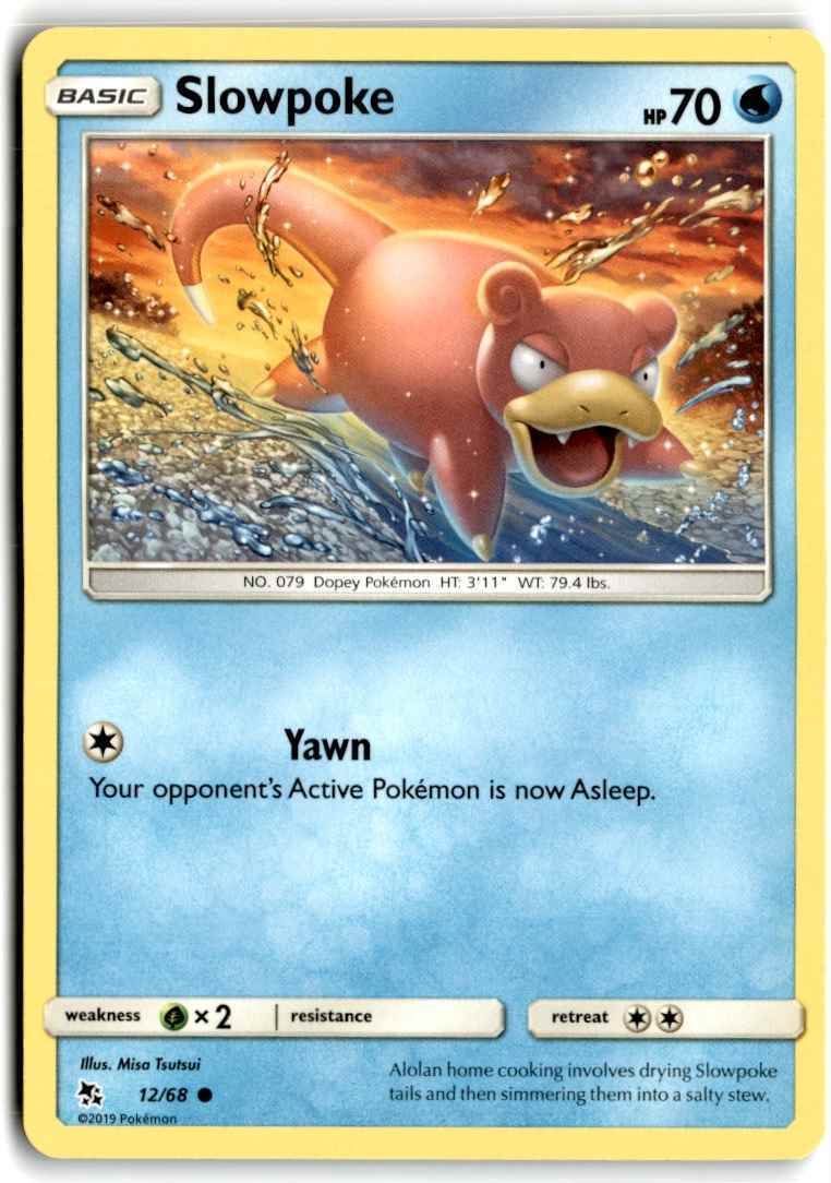 2019 Sun & Moon - Hidden Fates Slowpoke b Basic/Common #12