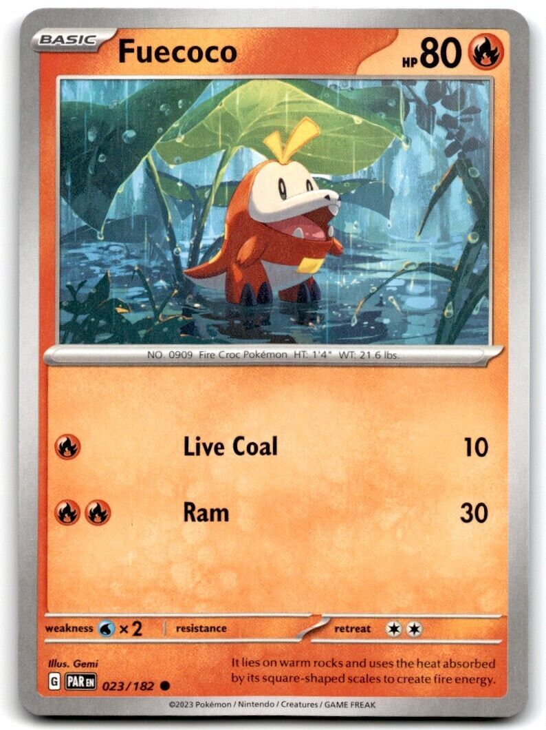 2023 Scarlet & Violet Series - Paradox Rift Fuecoco Basic #23