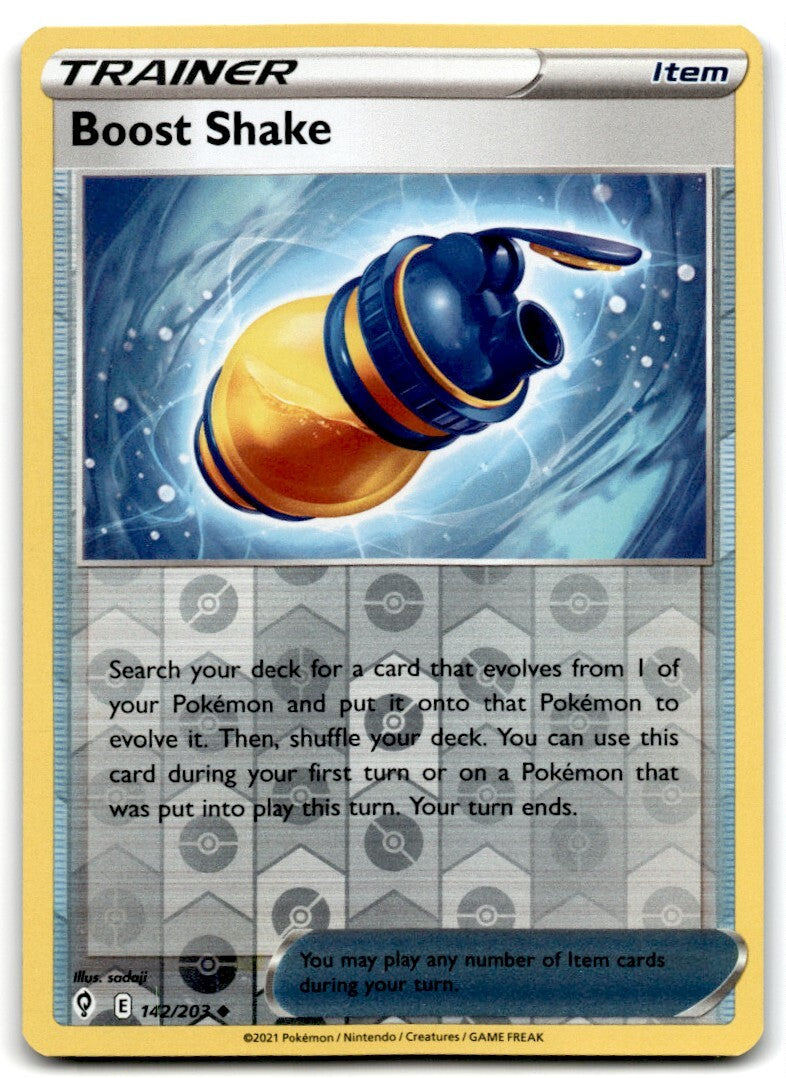 2021 Sword & Shield - Evolving Skies Boost Shake Rev Holo Null/Uncommon #142